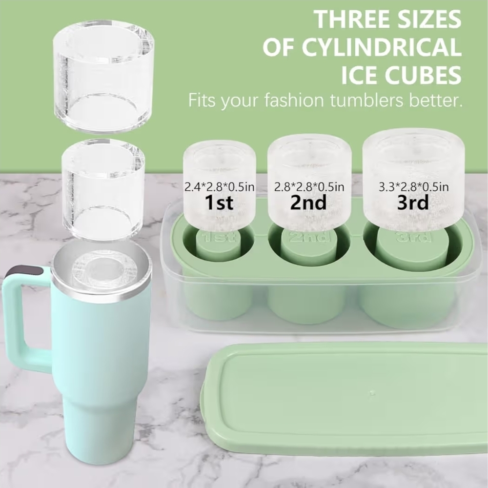 Silicone Ice Mold STANLEY, YETI, HYDROFLASK TUMBLER [83]